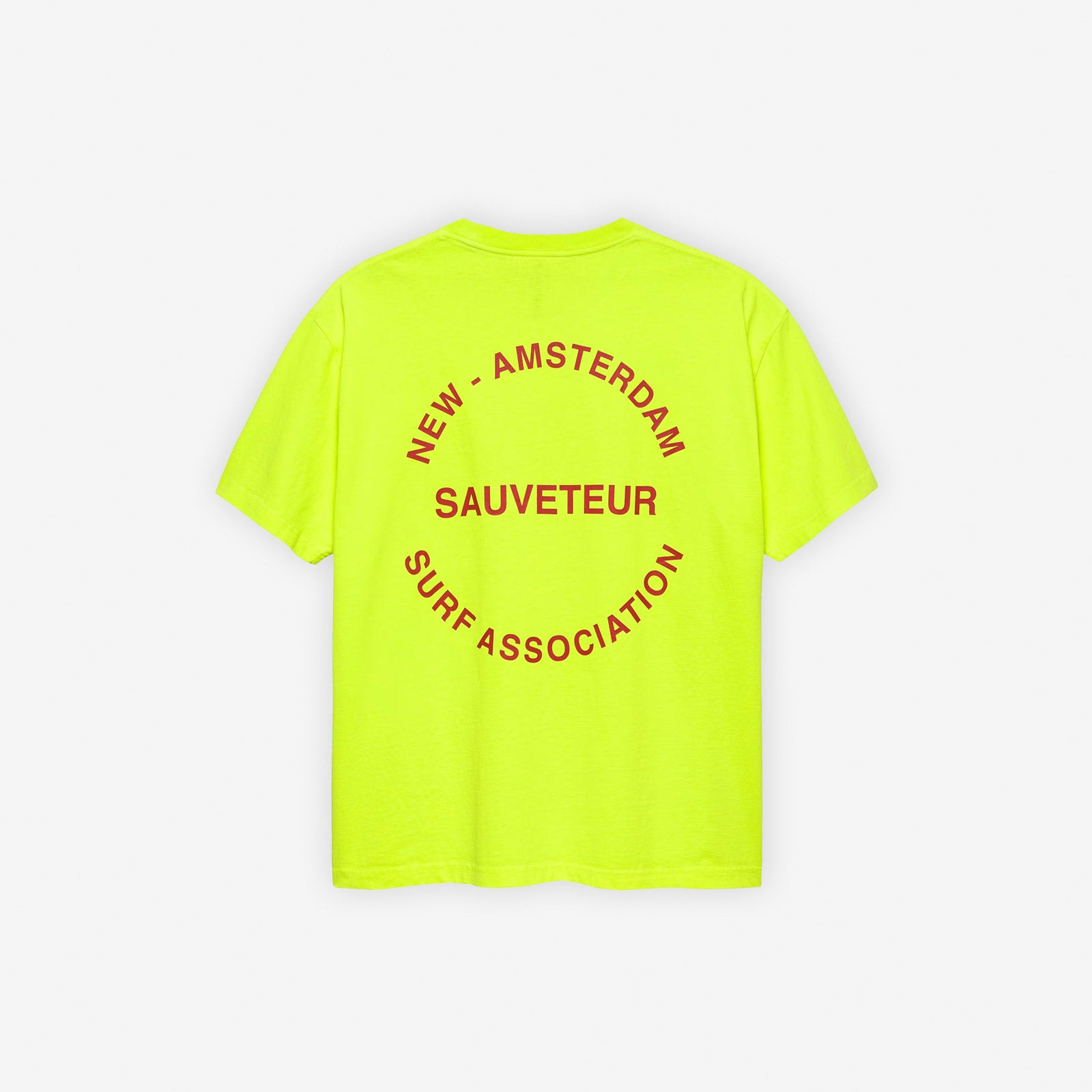 N.A.S.A. SURF RESCUE TEE SAFETY GREEN