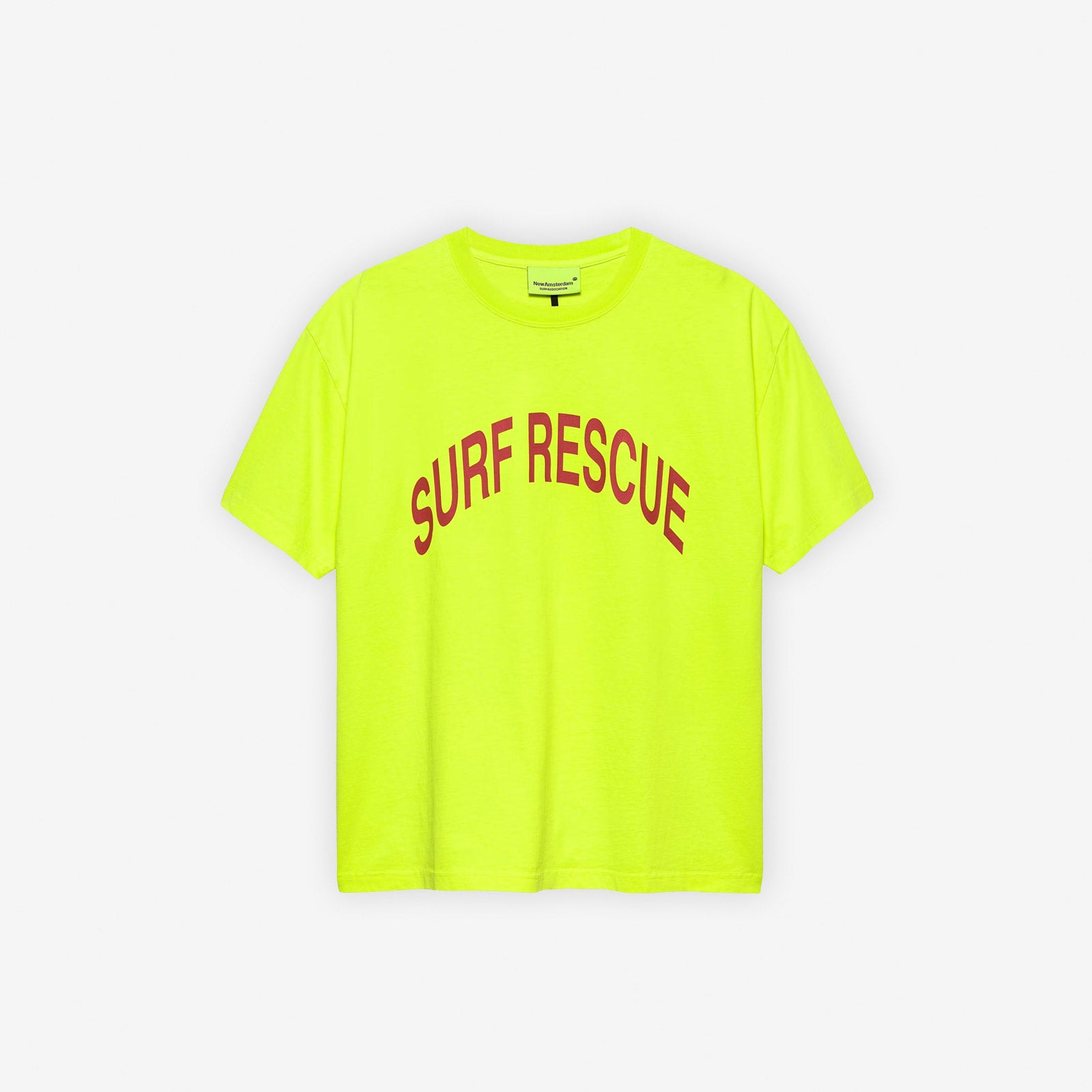 N.A.S.A. SURF RESCUE TEE SAFETY GREEN