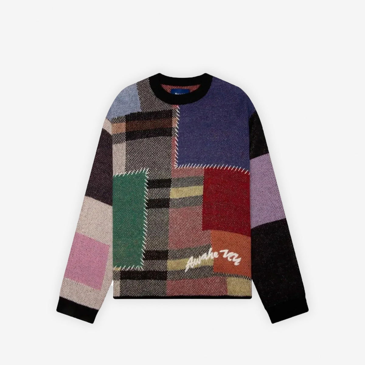 AWAKE NY PATCHWORK SWEATER