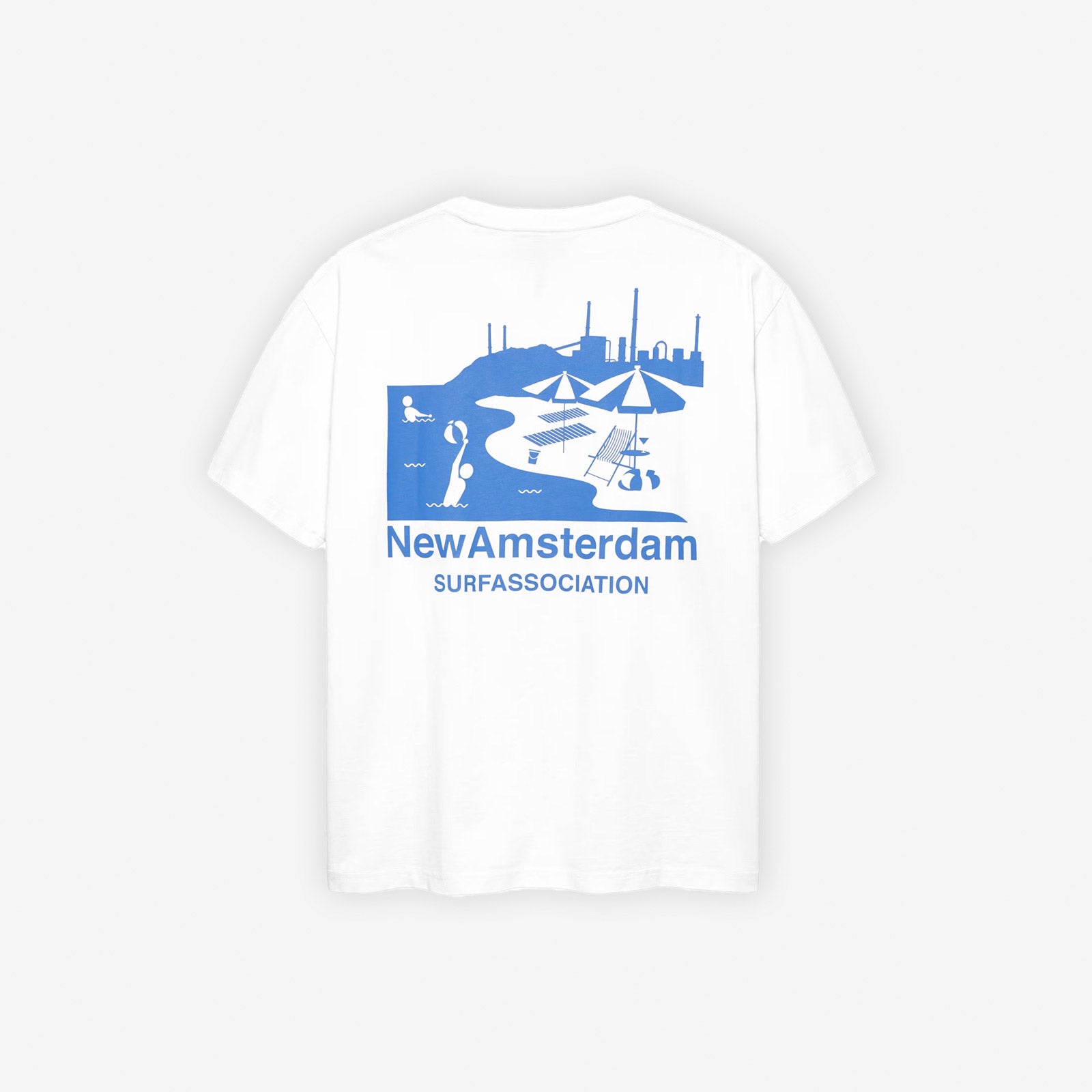 N.A.S.A. BEACH SIGN TEE WHITE