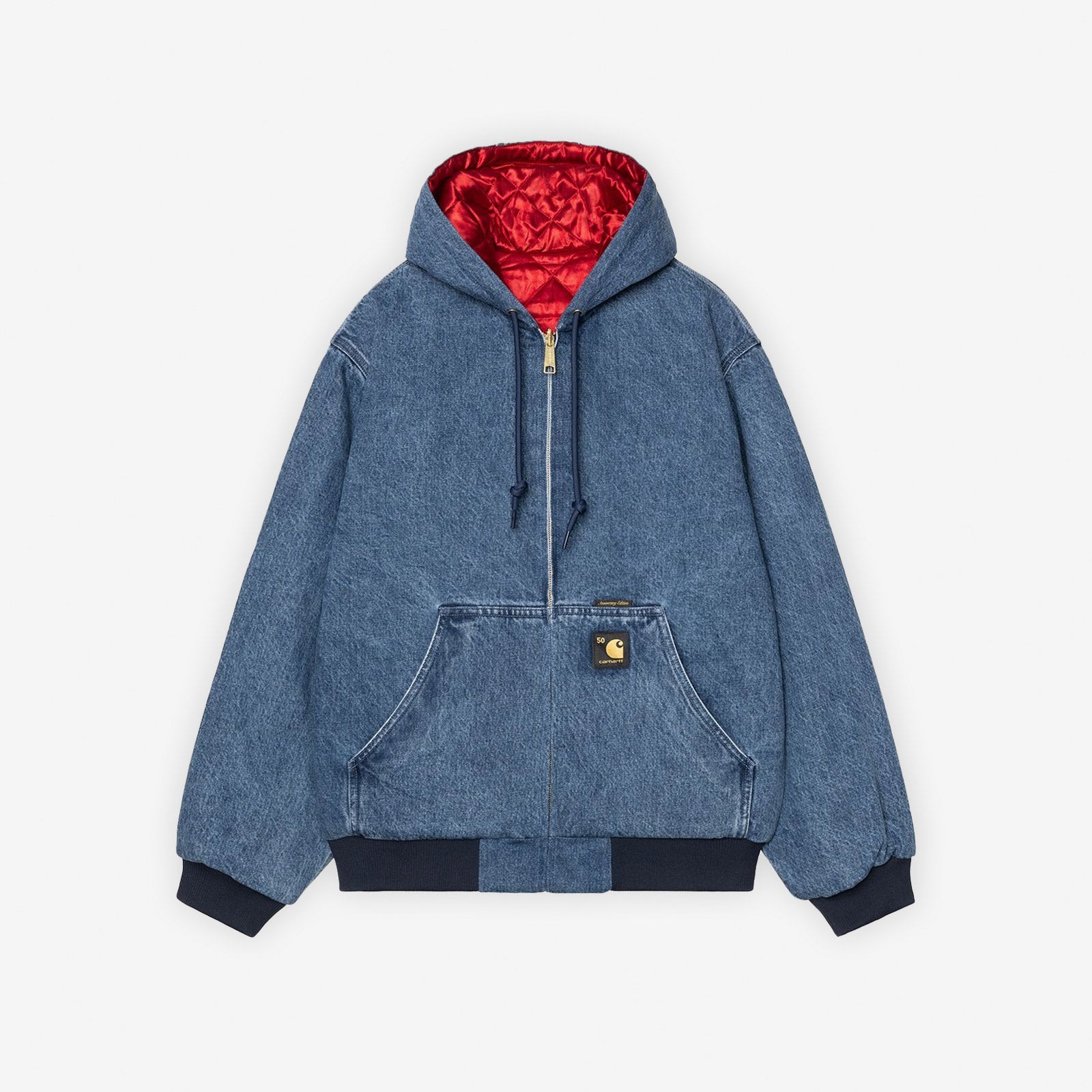 OG ACTIVE JACKET 50TH ANNIVERSARY DENIM + SATEEN RED