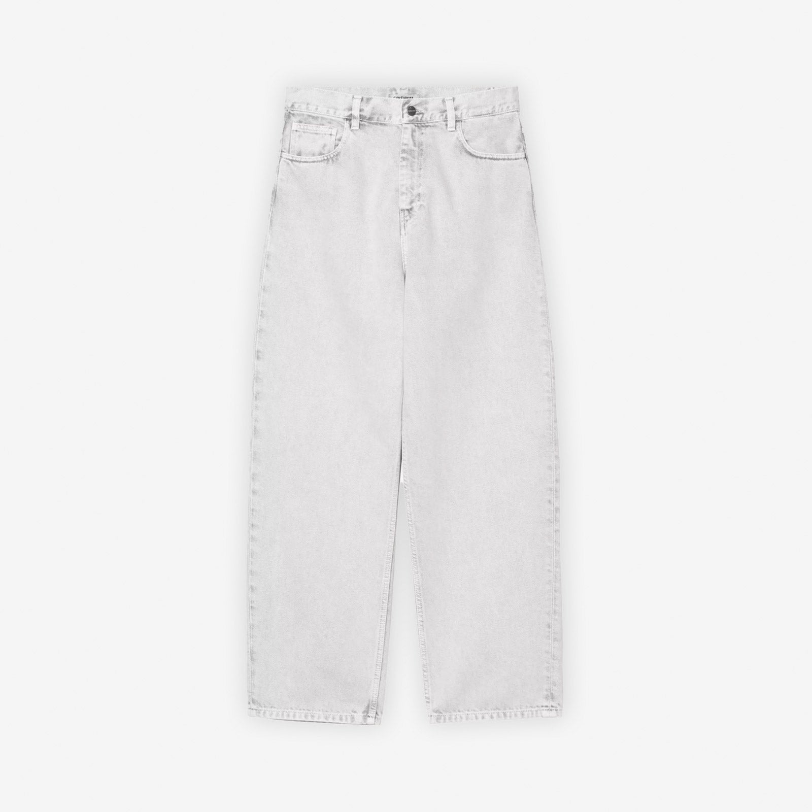 pantalone denim lavato gamba larga carhartt donna
