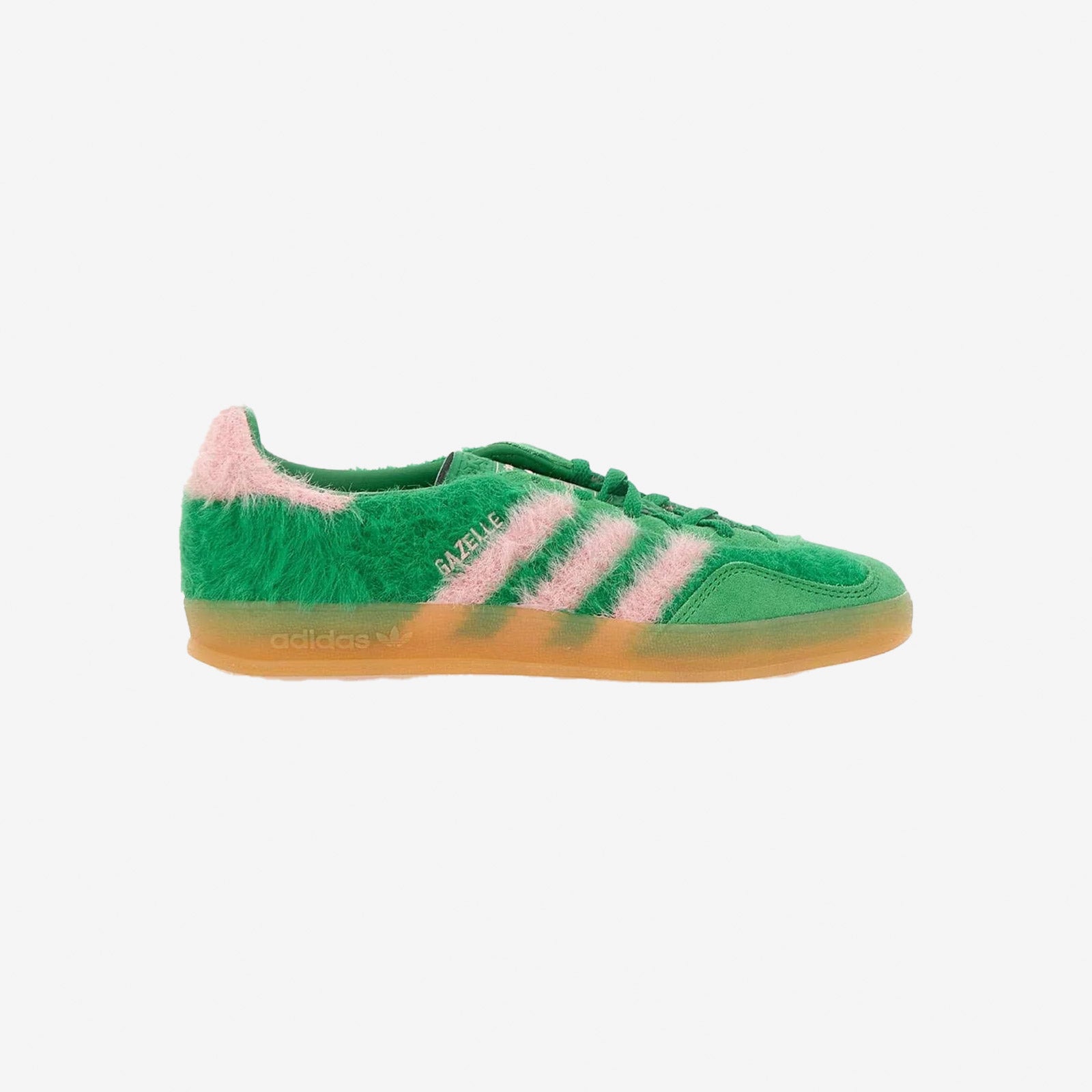 Adidas Originals Gazelle Indoor Furry Women's Sneakers JP8342 Green