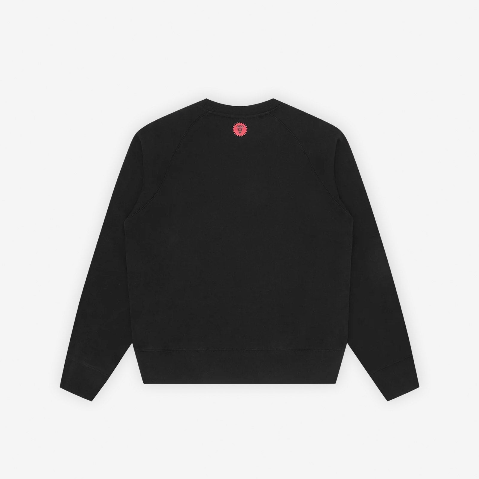 Felpa ICECREAM Running Dog nera effetto spray paint