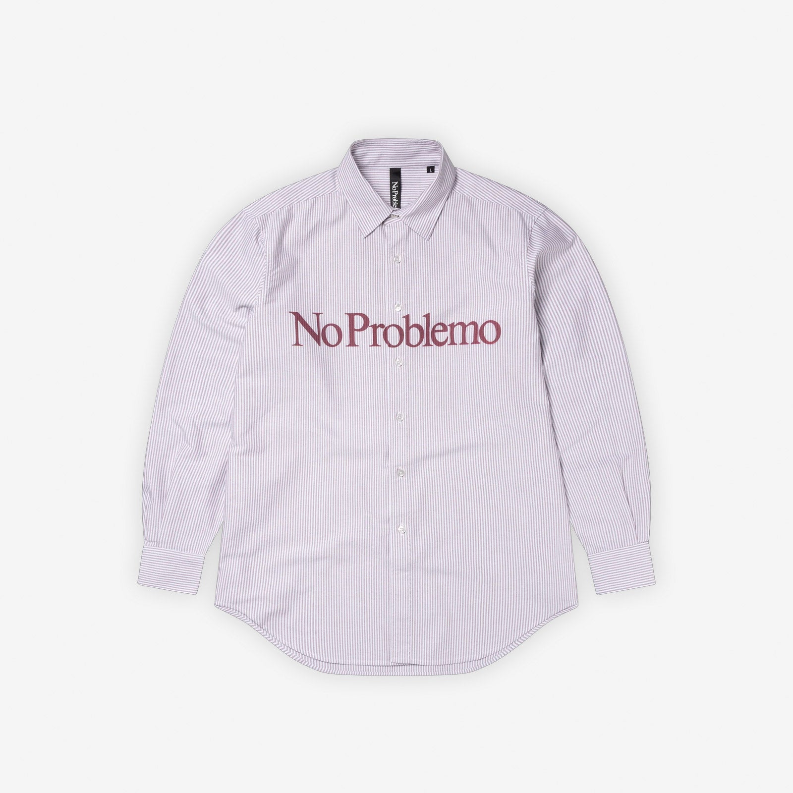 No Problemo LS Stripe Oxford Shirt