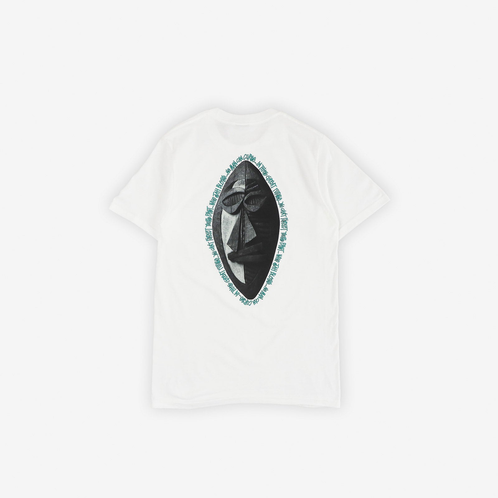 Stussy Archive Tribal Mask White Tee