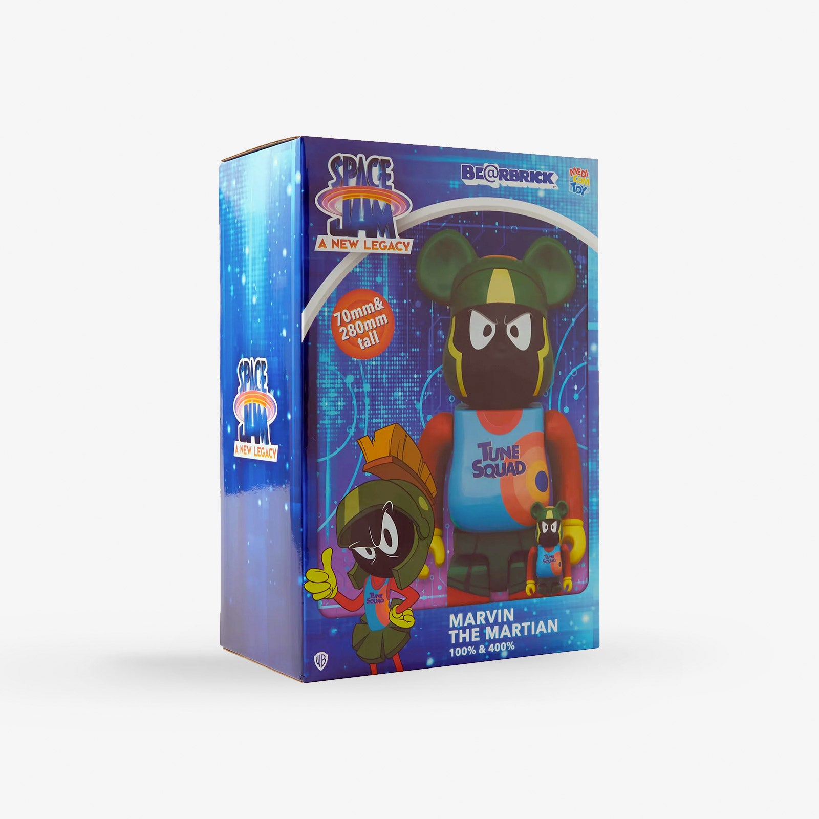 Medicom Toy Be@rbrick x SPACE JAM Marvin the Martian 100% + 400%