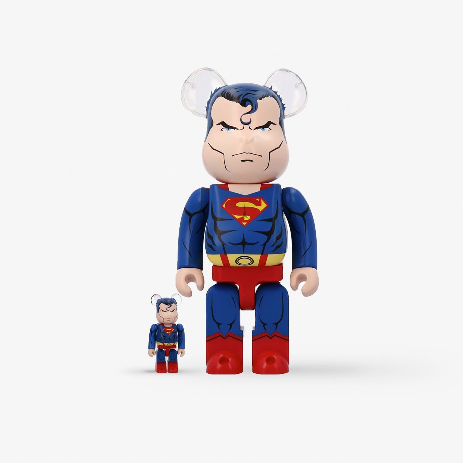 Medicom Toy x DC comics BE@RBRICK Superman Hush Version 400% + 100%