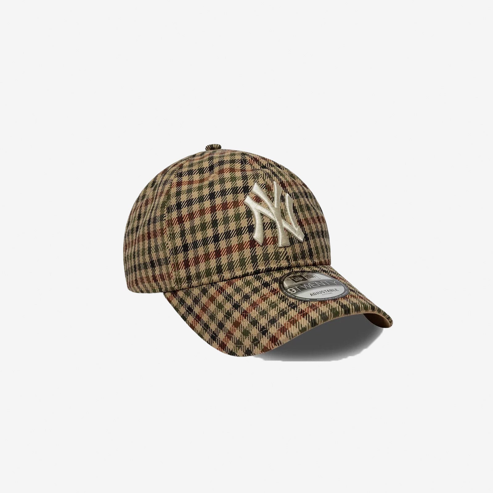 New Era 9TWENTY New York Yankees MLB Check Beige