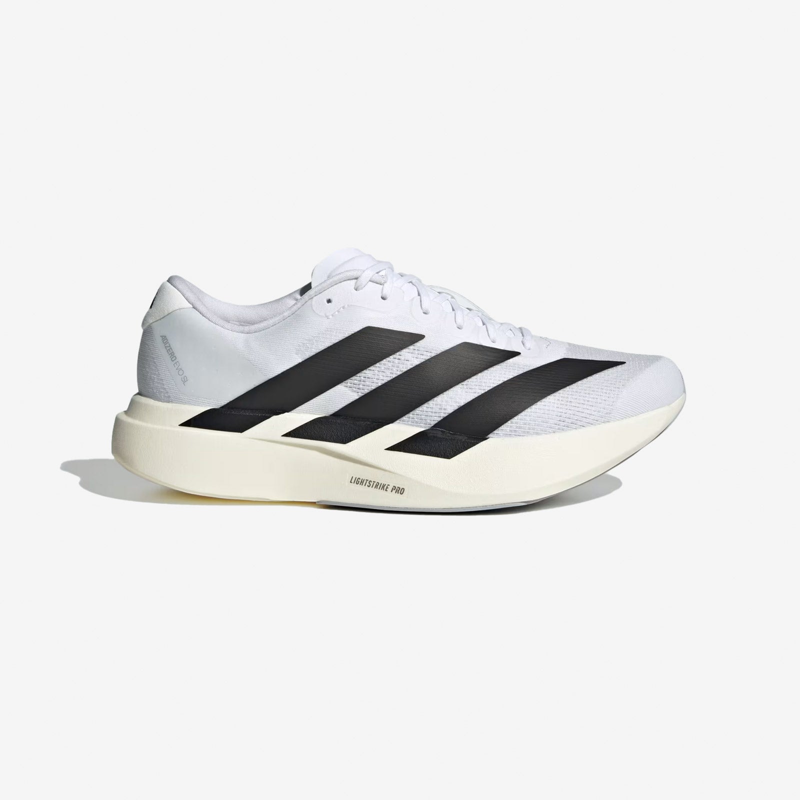 Adidas Adizero Uomo Bianco Nero vista laterale