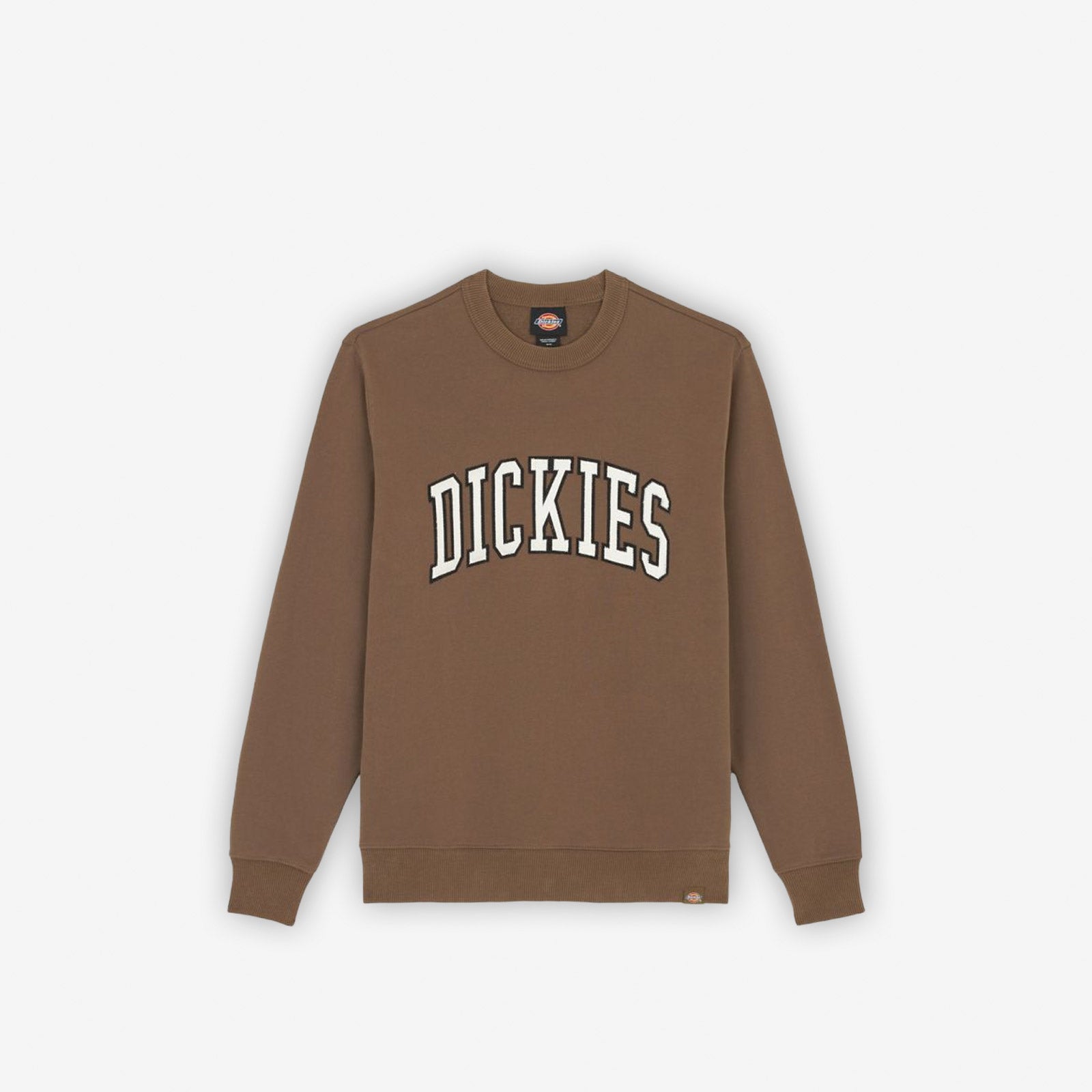 dickies felpa marrone uomo girocollo