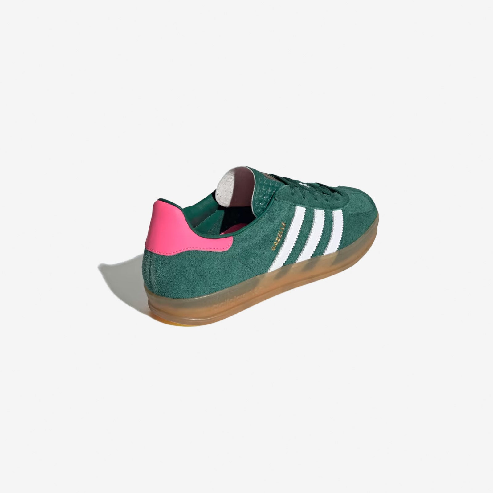 Adidas Originals Gazelle Indoor Green / Cloud White / Lucid Pink Shoes