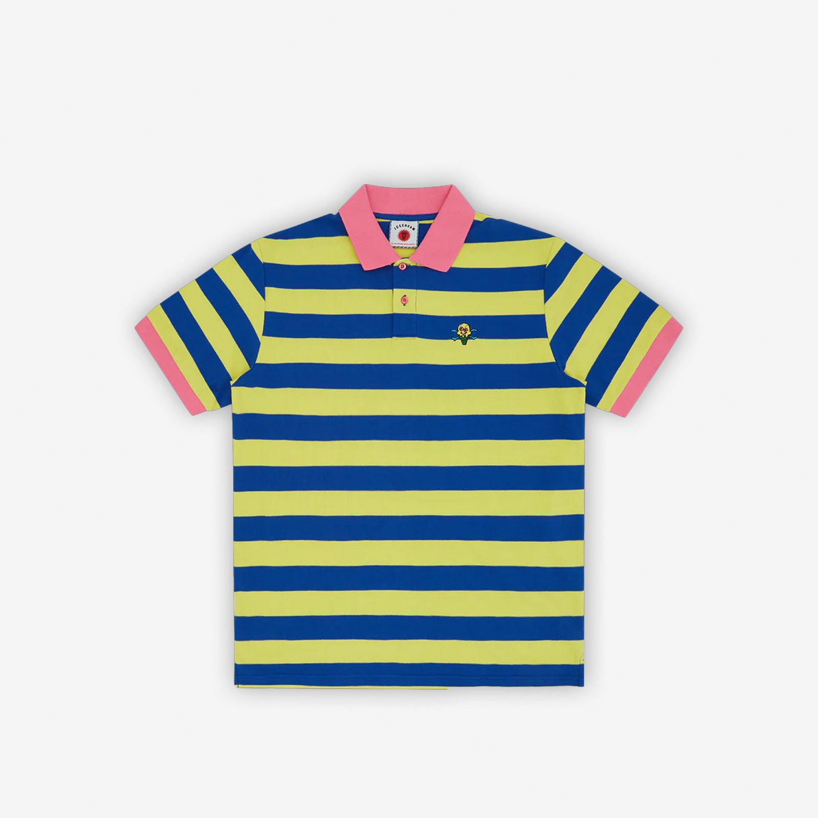 icecream CONES AND BONES STRIPED POLO SHIRT