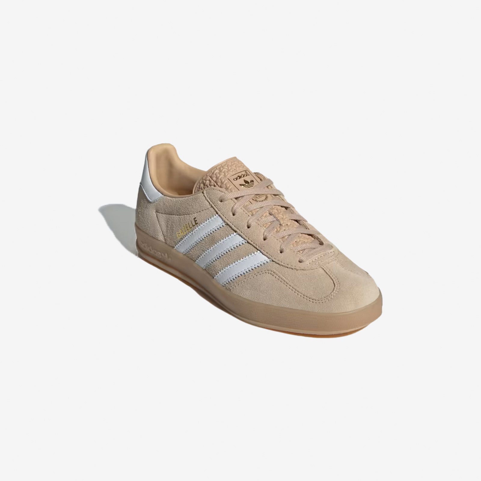 Sneaker donna Adidas Originals Gazelle Indoor IH5482 beige scamosciato