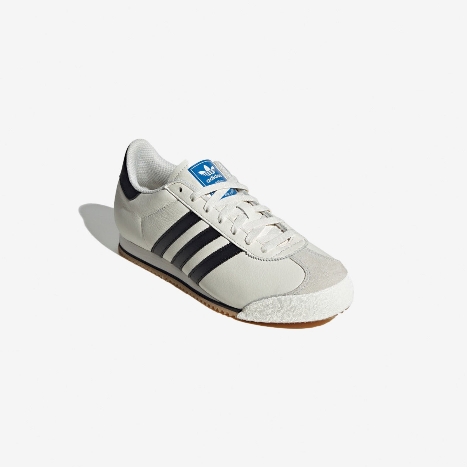 Scarpe Adidas Originals K 74 in pelle colore bianco nero primavera 24