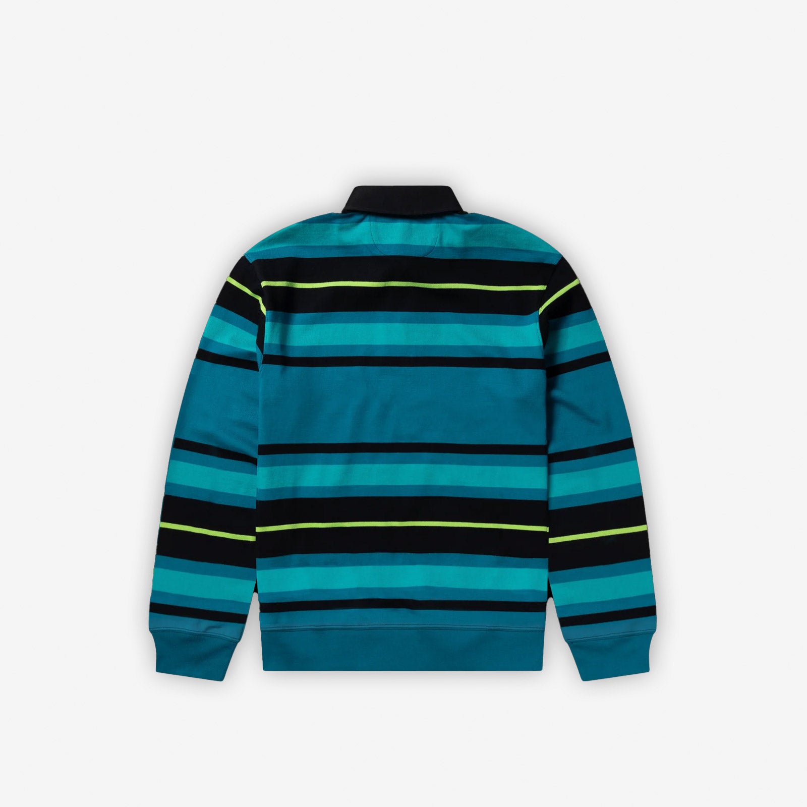 NO PROBLEMO Striped LS Rugby Shirt