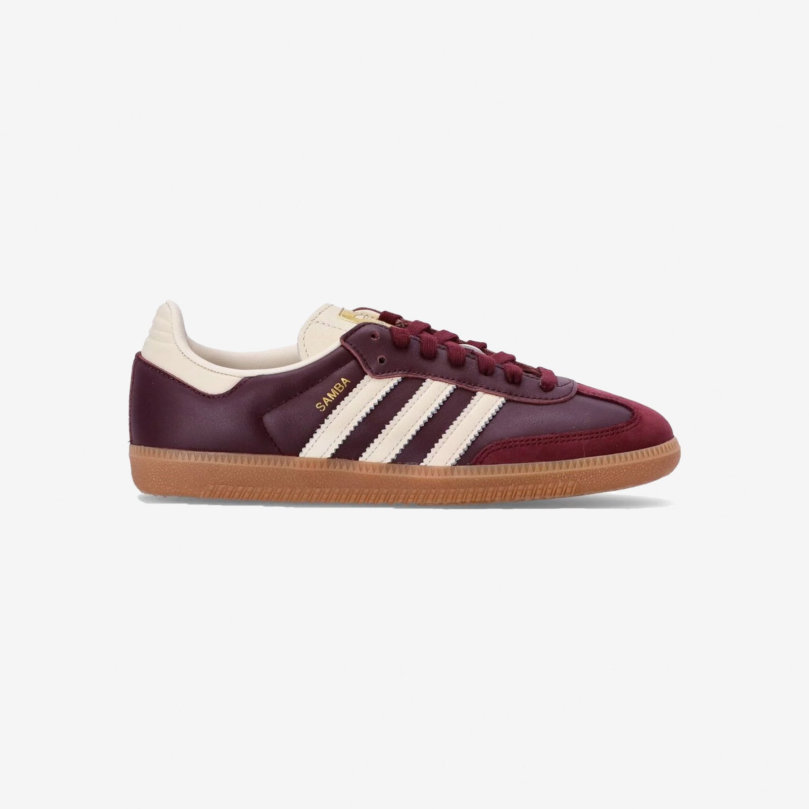 Scarpe Adidas Originals Samba OG da donna colore bordeaux bianco gum