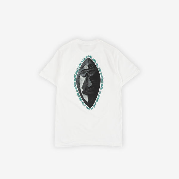 Stussy Archive Tribal Mask White Tee