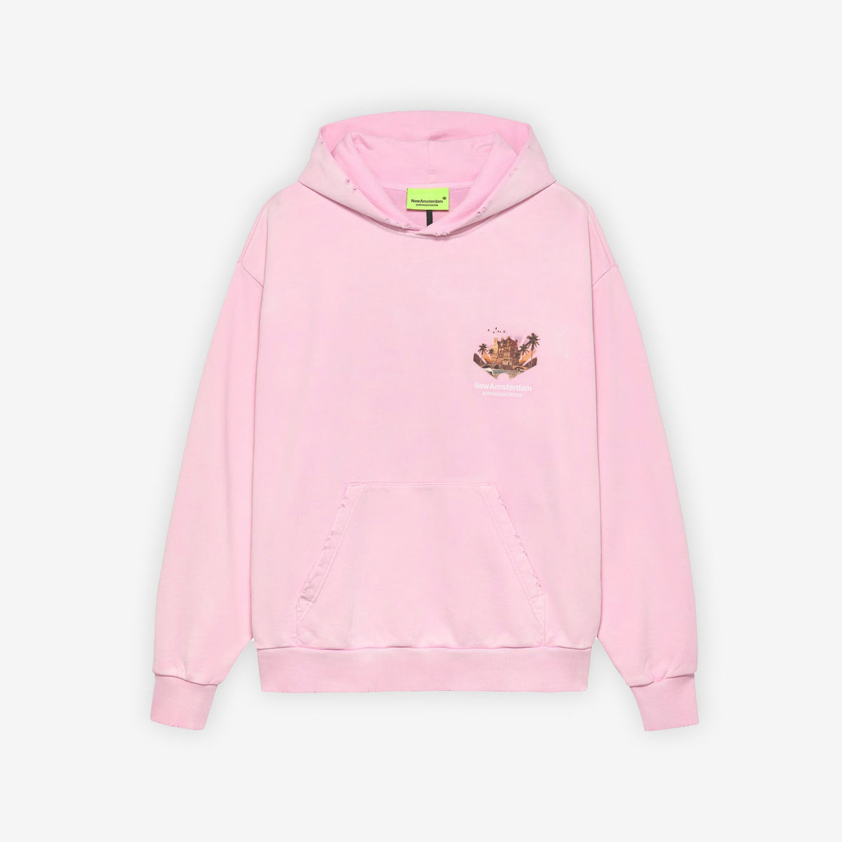 New Amsterdam Surf Association Tropical Hoodie Pink Lady